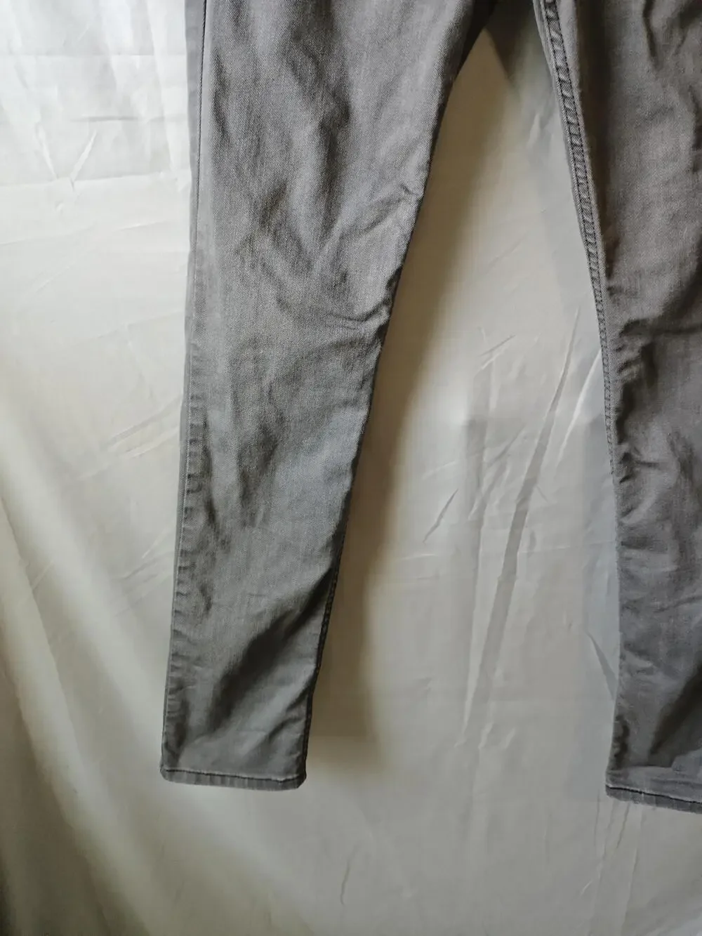 Levis 511 Jeans Mens 30x32 Gray Slim Fit Stretch Tapered Denim Pants Casual